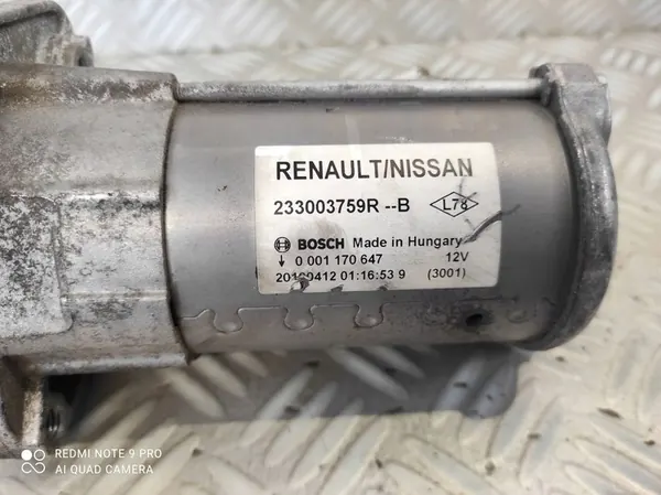 Motor de arranque Renault Megane IV OE 23 30 037 59R image 7