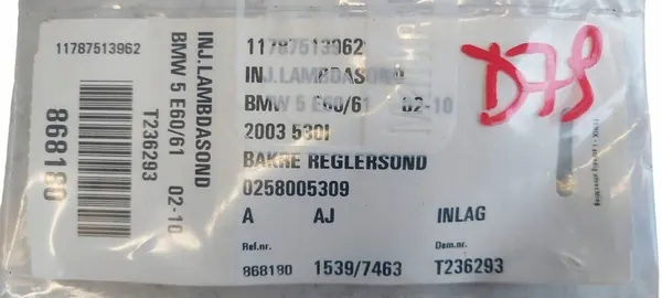 Sensor Lambda BMW 5 11787513962 image 2