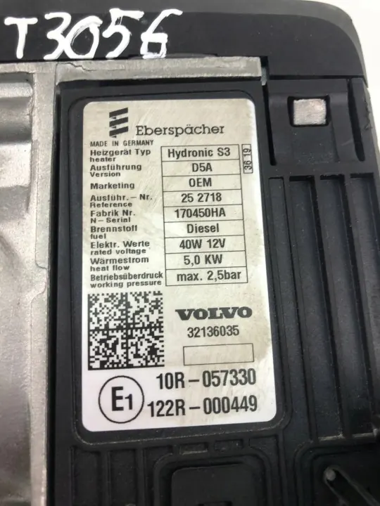Webasto Verwarming OEM 122R000449 voor Volvo XC40 image 4