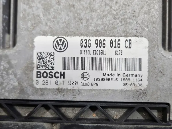 VW Golf V 1.9 TDI Motorregeleenheid 03G906016CB image 3