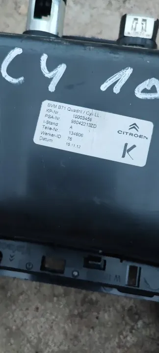 Estrutura túnel central Citroen C4 II OEM 98042213ZD image 3