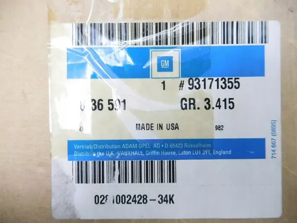 Luftmassenmesser Opel Astra G Vectra B OE 93171355 image 7