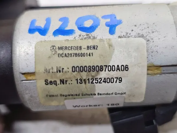 Moteur de réglage de siège Mercedes-Benz E A207 2015 image 5
