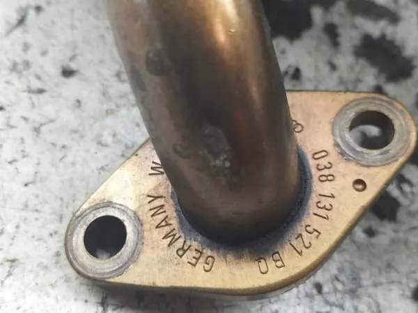 Refroidisseur de gaz d'échappement VW Volkswagen Touran I 1.9 TDI OEM 038131513D image 9