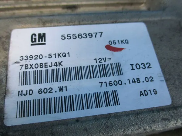 Unité de contrôle moteur Opel Agila 1.3 55563977 image 3