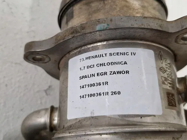 EGR-VENTTIILI RENAULT SCENIC IV 1.7 DCI 147100361R image 9