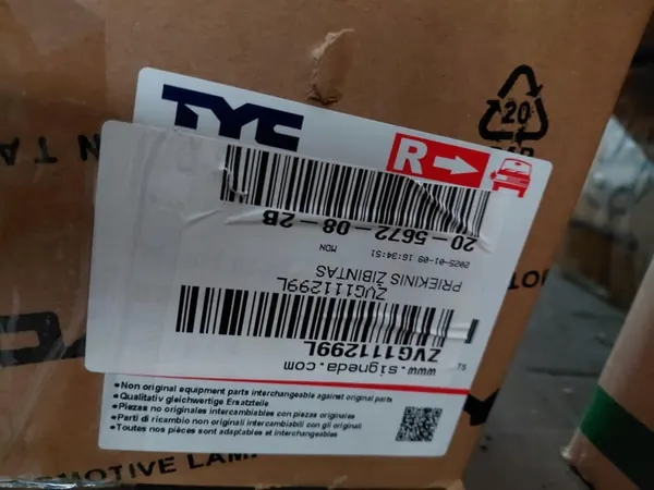 Farol esquerdo VW Lupo 98-05 OEM 6X1941751J image 2