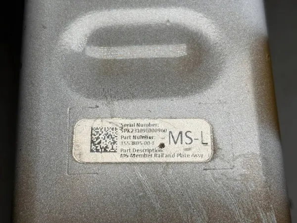 Tesla Model S Vasen Pituuspalkki OEM 1553805-00-F image 3