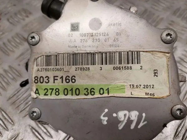 Mercedes-Benz tyhjiöpumppu OEM A2780103601 image 3