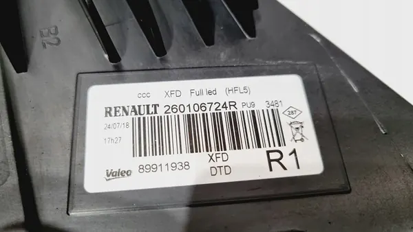 Oikea Full LED Ajovalo Renault Talisman image 4