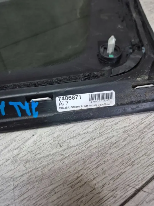 BMW X1 F48 15-22 Chromleiste Hinten Links OEM 7406871 image 8