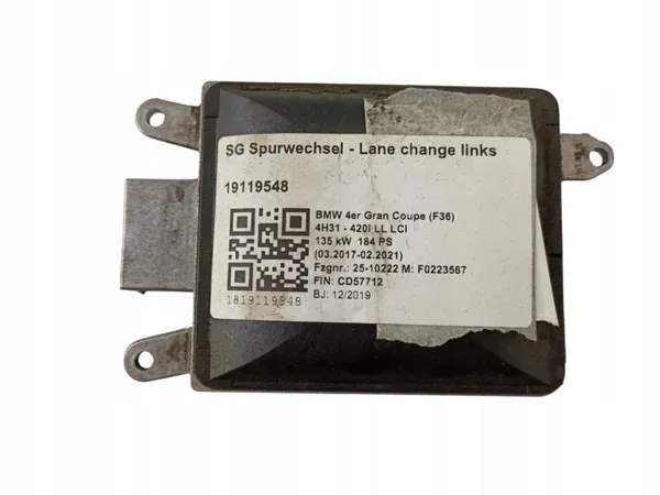 Module de surveillance d'angle mort BMW M3 F80 OEM 66326884288 image 3
