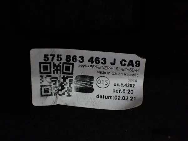 Kofferbakmat OEM 575863463J voor SEAT Ateca 21R image 3