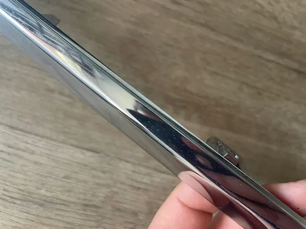 MERCEDES CLASSE E W213 2016-2020 LISTELLO CROMATO SINISTRO POSTERIORE OEM image 9