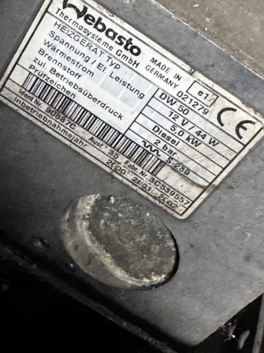 Webasto parkeerverwarming OEM 258676 Opel Astra G image 6