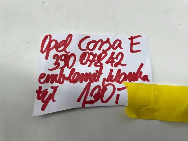 Takaluukun kahva Opel Corsa F 2023 image 3