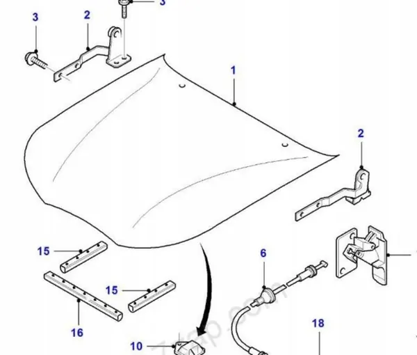 FORD MONDEO 96-00 MOTORHUDA OEM 1026011 image 5
