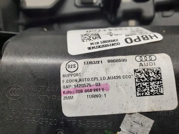 Cadre de levier gauche Audi Q5 SQ5 OEM 80B864261E image 5