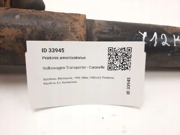 Ammortizzatore anteriore Volkswagen Transporter - Caravelle T4 1999 OEM 701413031G image 6