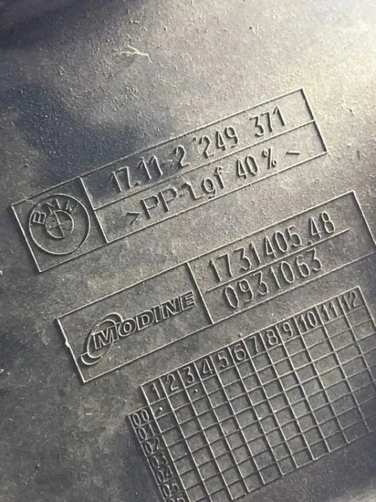 Etuhihna BMW 3 E46 OEM 17112249371 1.95L Diesel image 3