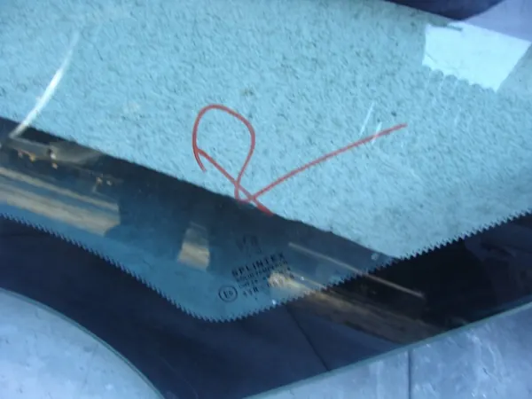 Karossglas fram höger OEM 9202G4 Peugeot 1007 image 3