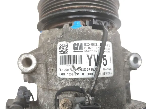 Ilmastointikompressori Opel Astra IV J 13387234 image 4