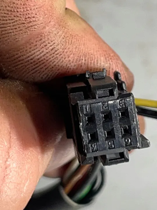 Oikea Sähkösivupeili Musta Citroen C3 02-10 image 6