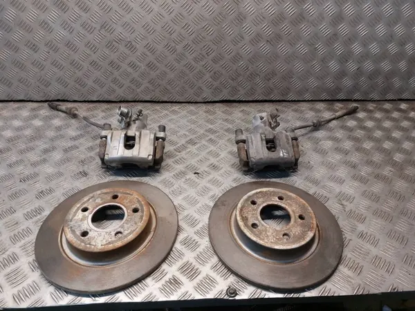 Bremscheiben Hinten + Beläge + Bremssättel Volvo S40 II image 2