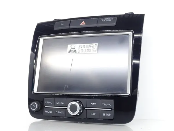 OEM 7P6919603 Radionäyttö Navi VW Touareg II:lle image 2