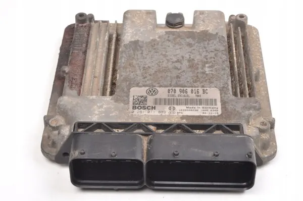 Motor ECU OEM 070906016BC voor VW Touareg I 5.0 V10 TDI image 2