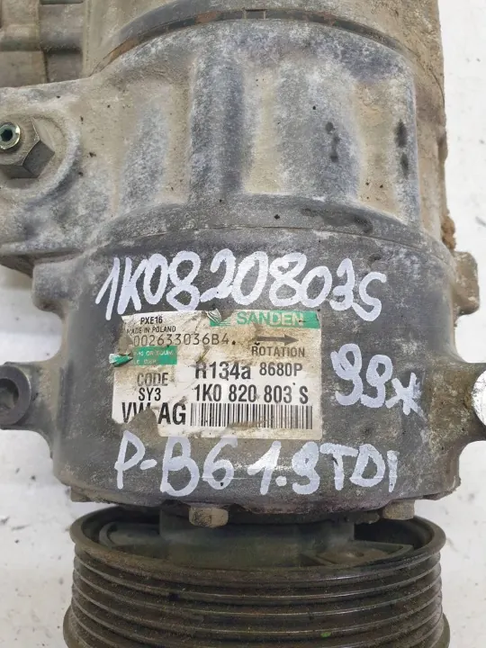 Airco Compressor VW Passat B6 1.9 TDI 1K0820803S image 2