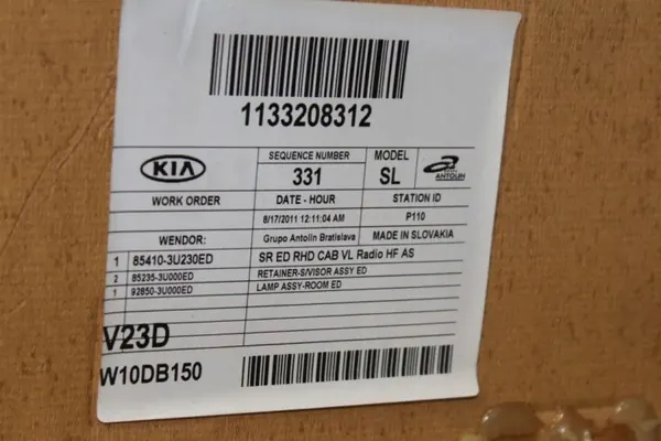 Kia Sportage Katto OEM 854103U230ED Käytetty image 8