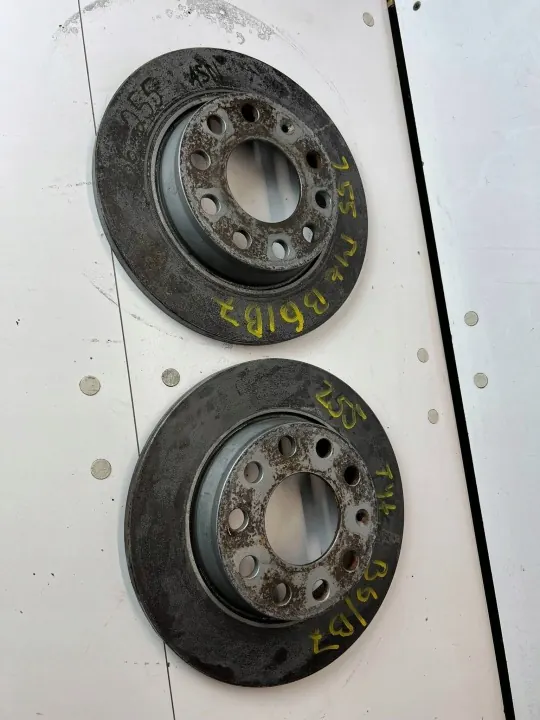 Jarrutahnat taka OEM YQP2613 Audi A4 B6 255mm image 2