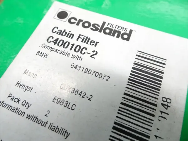 BMW Luchtfilter OEM C40010C-2 voor 735i/iL Benzine image 5