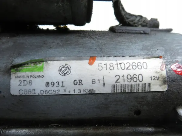 Motor de arranque Valeo para Fiat Panda 1.3 D Multijet image 7