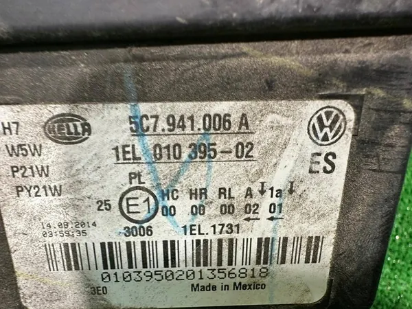 Farol dianteiro direito Volkswagen Jetta IV 5C7941006A image 10