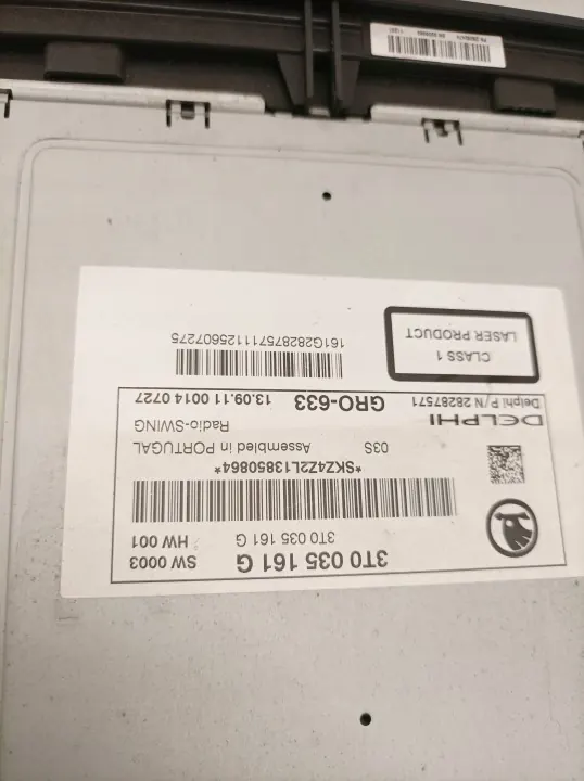 Radio Skoda OEM 3T0035161G pour Superb II (2008-2015) image 3