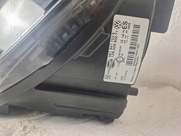 VW GOLF VI Farol Esquerdo 5K1941753E image 7