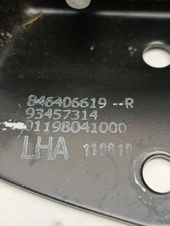 Poignée intérieure droite arrière OEM 01198041000 Renault image 2