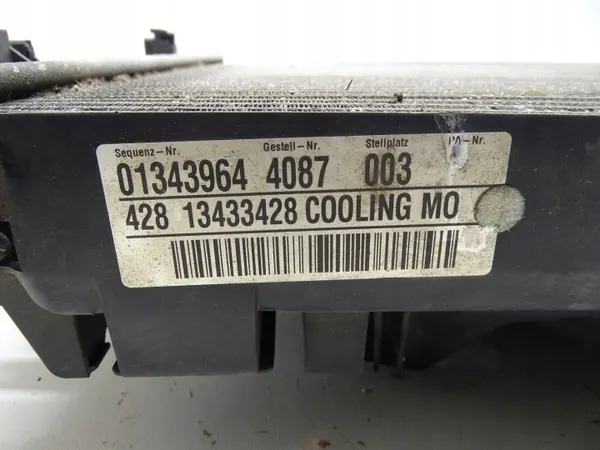 CHŁODNICE WENTYLATORY KOMPLET 13433428 OPEL INSIGNIA A LIFT 1.6 CDTI image 6