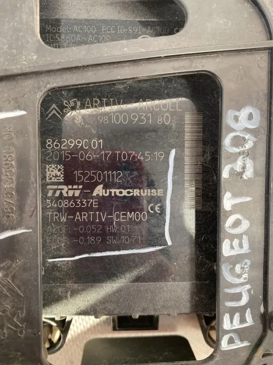 Radar Distronic OEM 9810093180 para Peugeot 308 II image 4