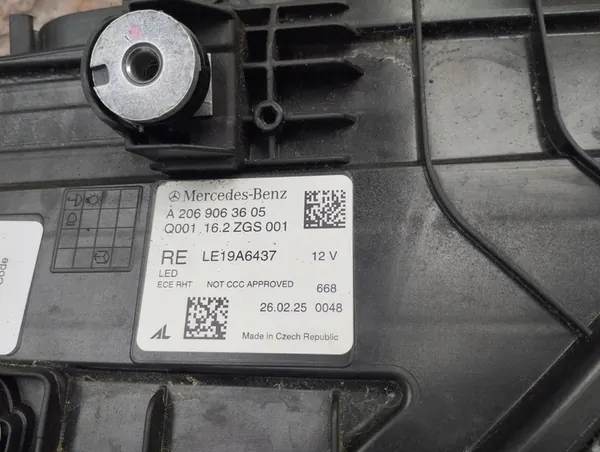 Rechter Full LED PERFORMANCE Lamp Mercedes W206 image 5