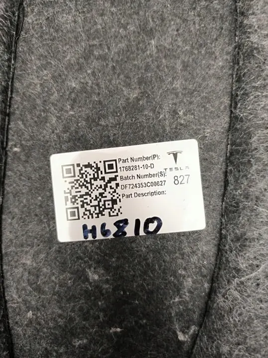 Tesla MODEL 3 kofferbakmat OEM 176828110D - Gebruikt image 3