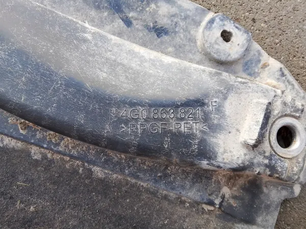 Audi A7 S7 C7 onderbodenschild OEM 4G0863821F image 3