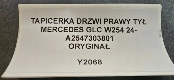 OEM A2547303801 Rechter Achterdeurbekleding Mercedes GLC image 6