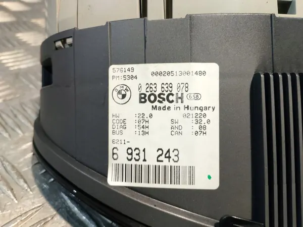Compteur BMW E46 OEM 6931243 Manuelle image 3
