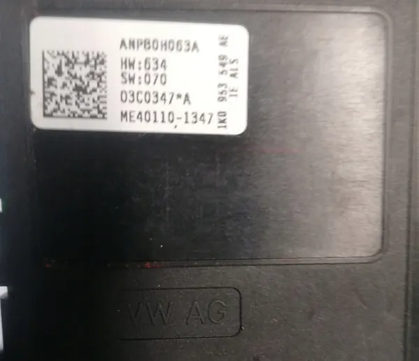 Módulo do sensor de posição da direção VW CADDY III 1K0953549AE image 2