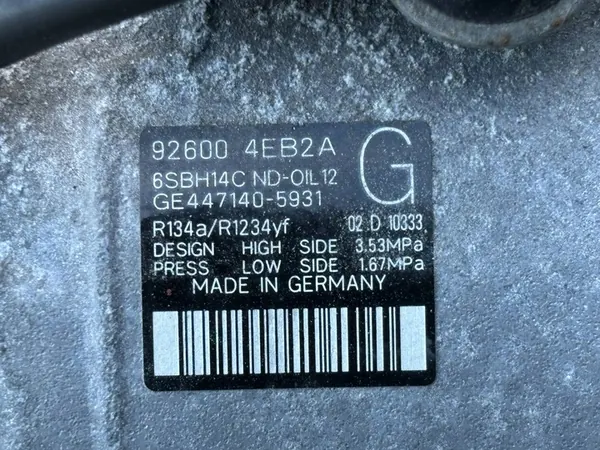 Compressore Renault OE 926004EB2A image 6