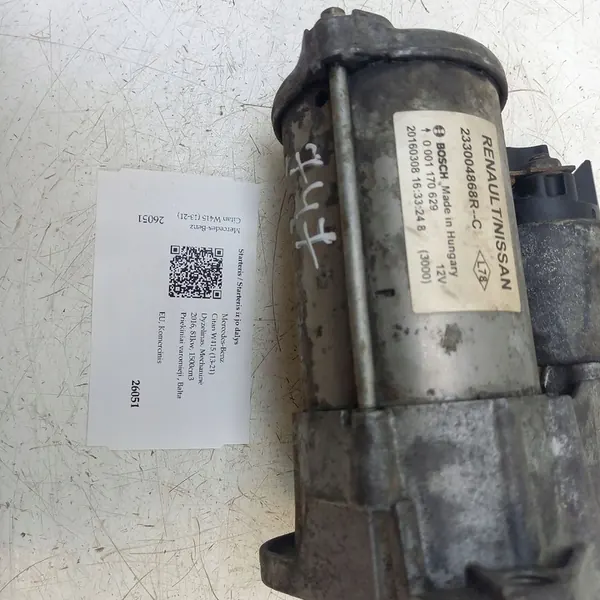 Arrancador Mercedes-Benz Citan W415 2016 233004868R image 8