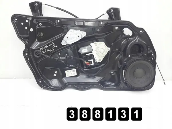 Regulador de ventana VW Passat OEM 3C1837755F Usado image 2